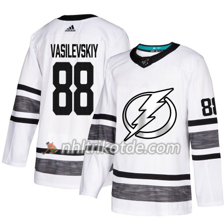 Tampa Bay Lightning Trikot Andrei Vasilevskiy 88 2019 All-Star Adidas Weiß Authentic - Herren